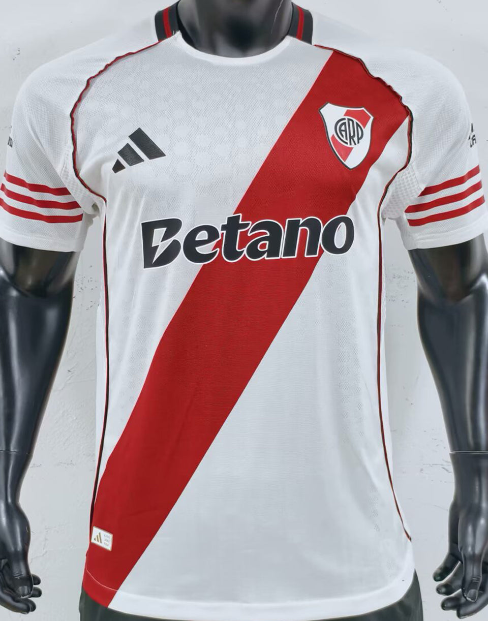 jersey 2025/26 river plate local manga corta versión jugador
