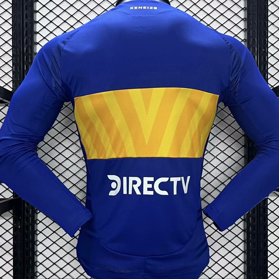 Jersey 2024/25 Boca Local Manga larga Versión Jugador