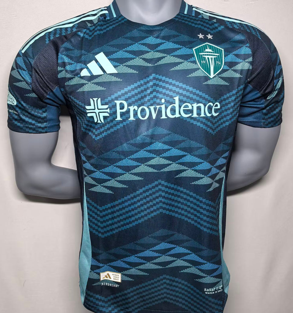 jersey 2025/26 seattle sounders visitante manga corta versión jugador
