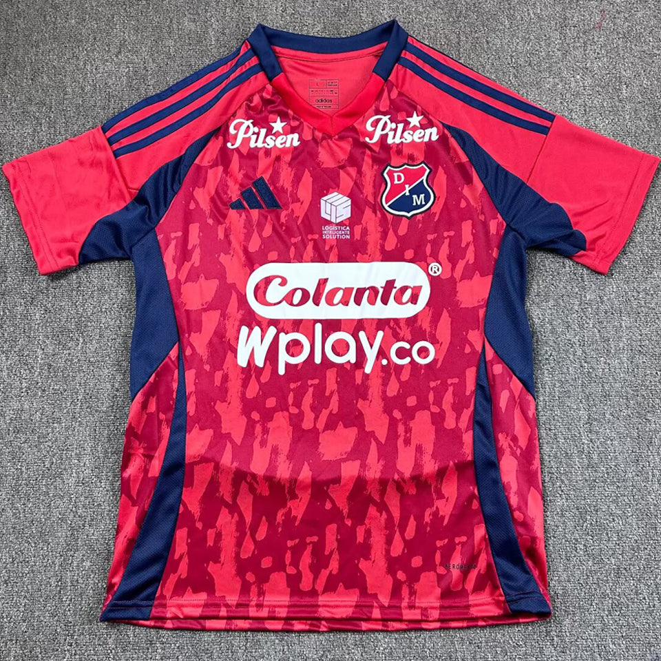 jersey 2025/26 independiente medellín local manga corta versión fan