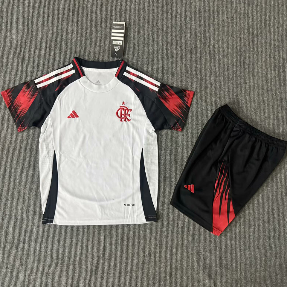 jersey 2025/26 flamengo visitante manga corta niño