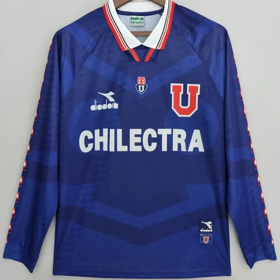 Jersey 1996 Universidad de Chile Local Manga larga Versión Fan Retro