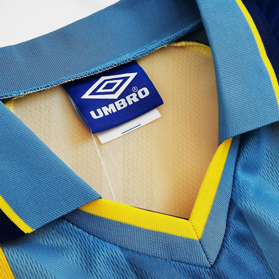 jersey 1995/97 chelsea visitante manga corta versión fan retro