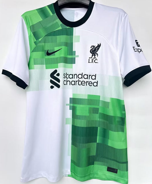 Jersey 2023/24 Liverpool Visitante Manga corta Versión Fan