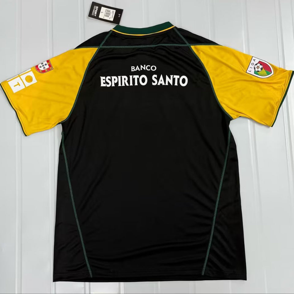 jersey 2002/2003 lisbon visitante manga corta versión fan retro