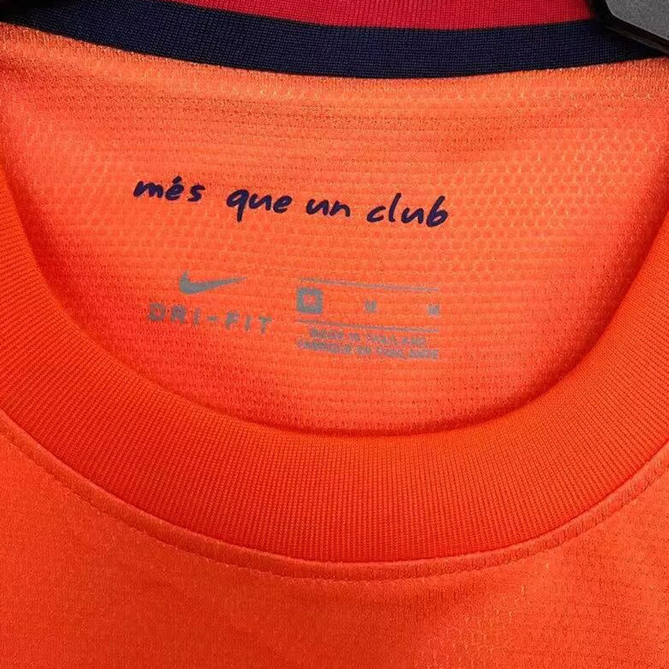 jersey 2012/13 barcelona visitante manga corta versión fan retro