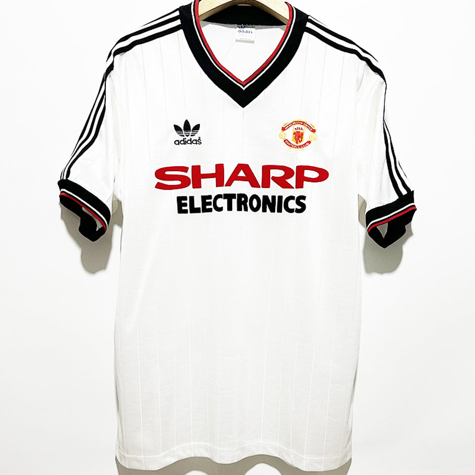 jersey 1982/83 manchester united visitante manga corta versión fan retro