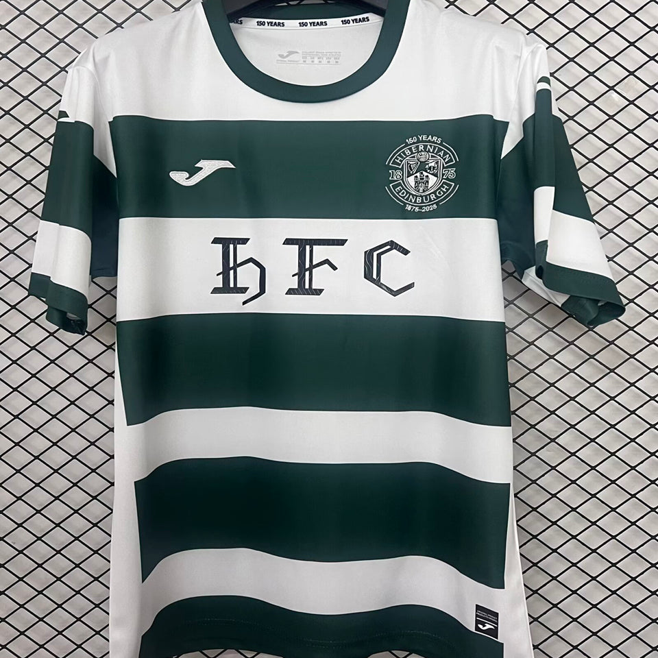 Jersey 2025/26 Hibernian Especial Manga corta Versión Fan