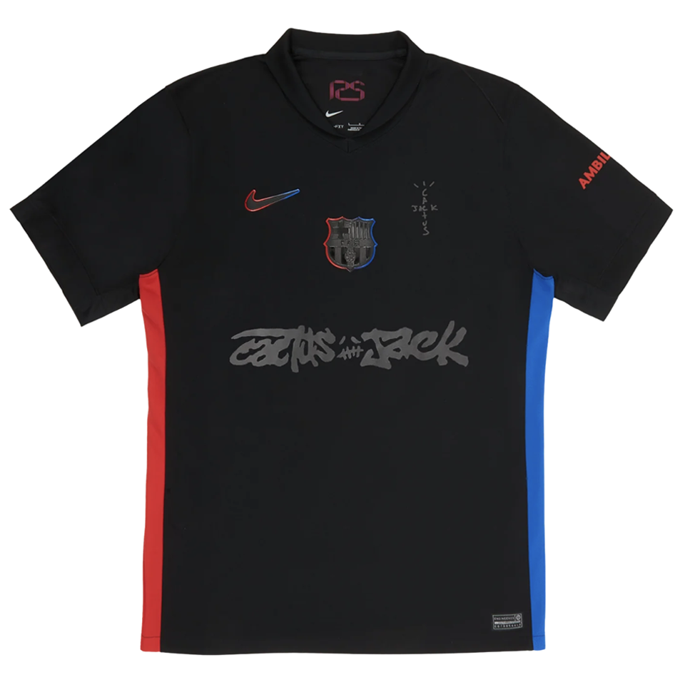 jersey 2024/25 barcelona visitante manga corta versión fan