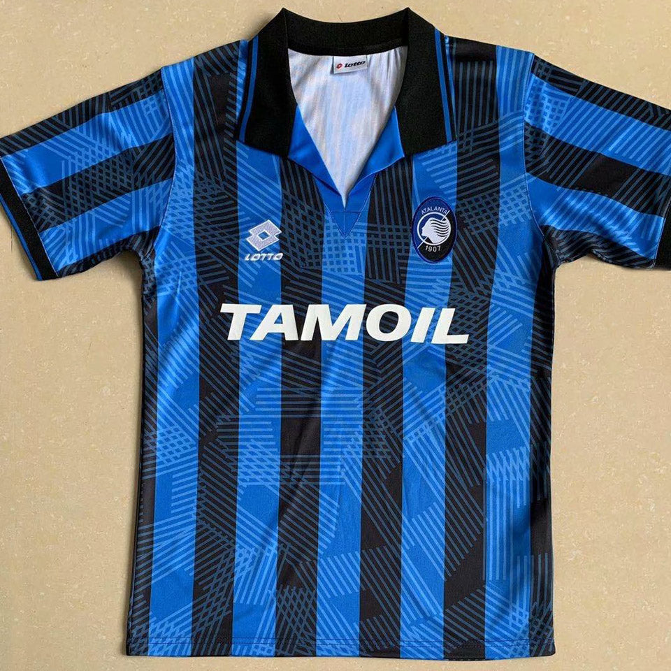 jersey 1991/1993 atalanta local manga corta versión fan retro