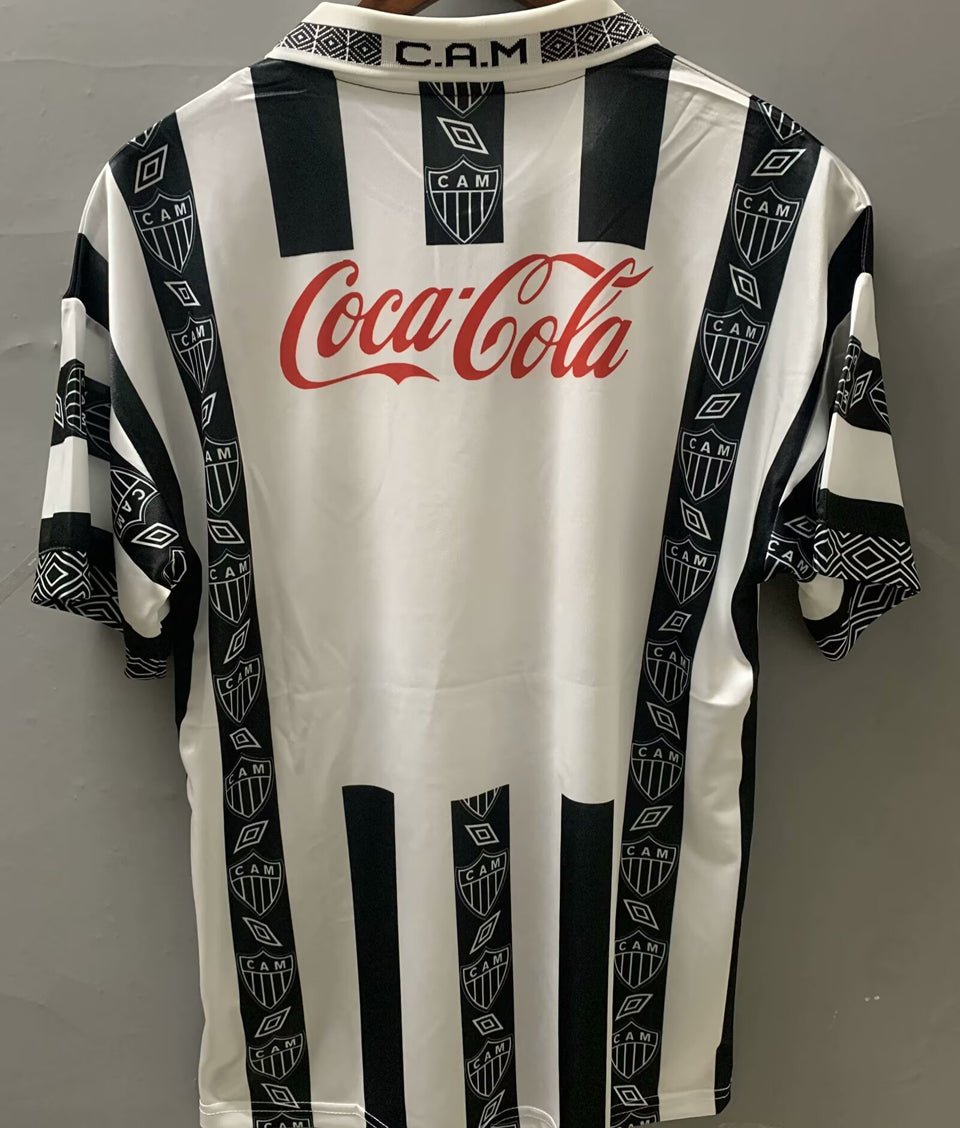 jersey 1995 at mineiro local manga corta versión fan retro