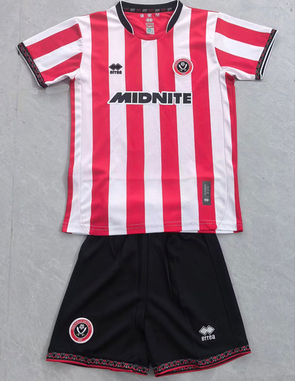 Jersey 2025/26 Sheffield United Local Manga corta Niño