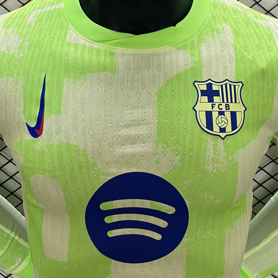 Jersey 2024/25 Barcelona Tercero Manga larga Versión Jugador