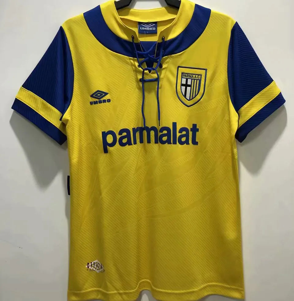 Jersey 1993/95 Parma Local Manga corta Versión Fan Retro