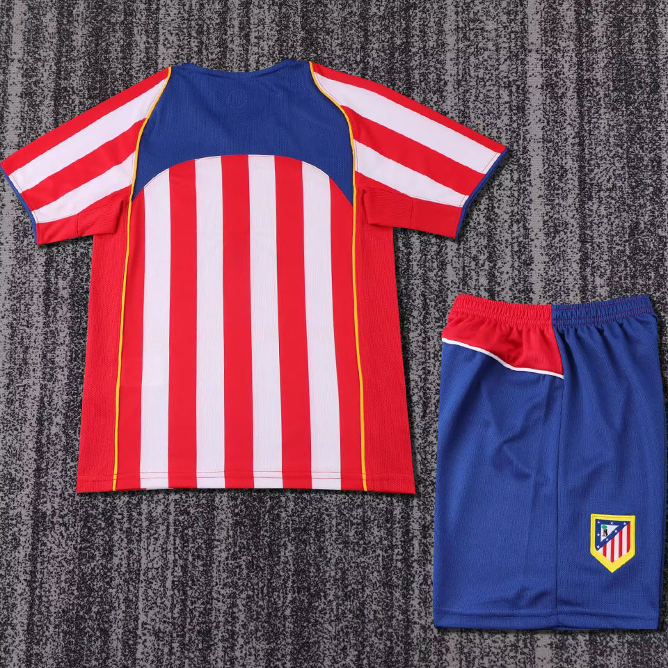 Jersey 2004/05 Atletico de Madrid Local Manga corta Niño Retro