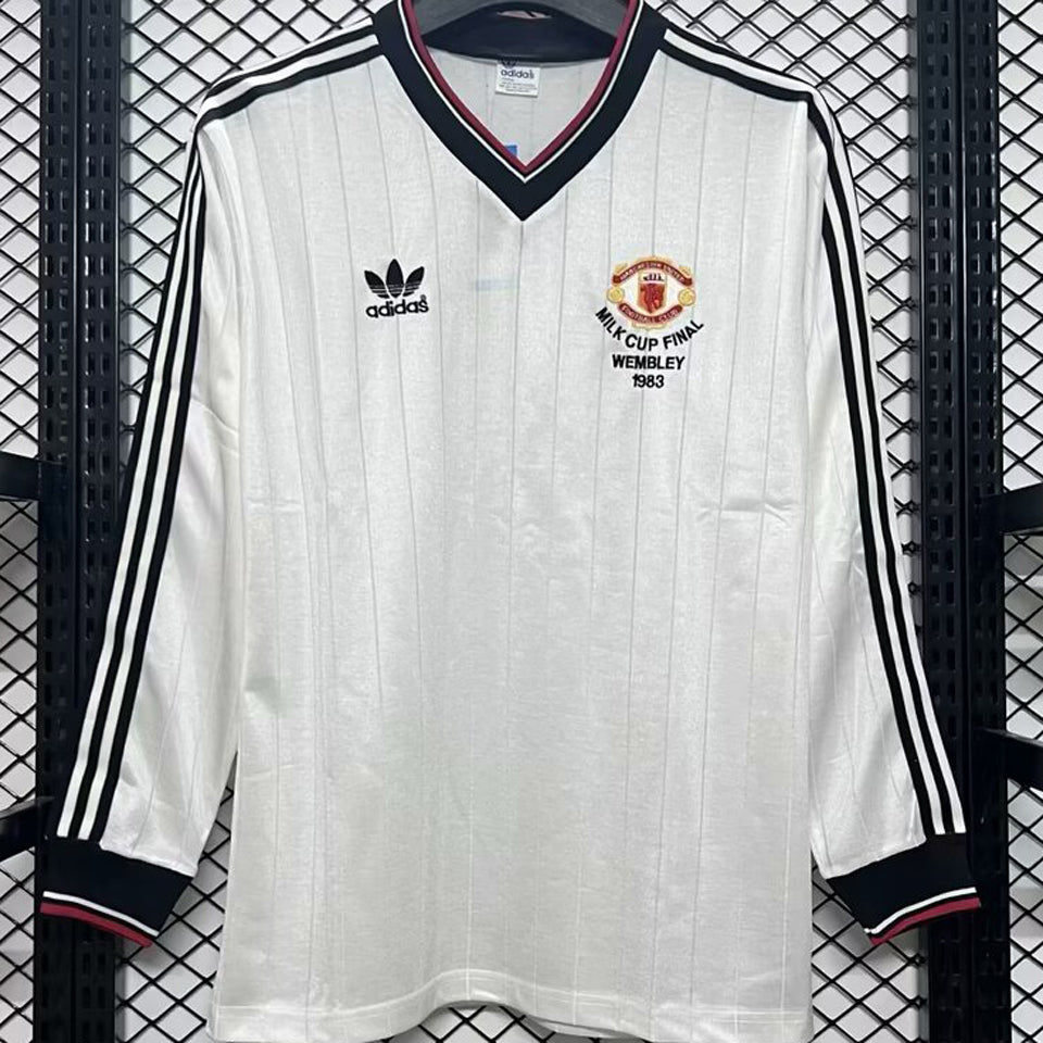 Jersey 1983 Manchester United Especial Manga larga Versión Fan Retro