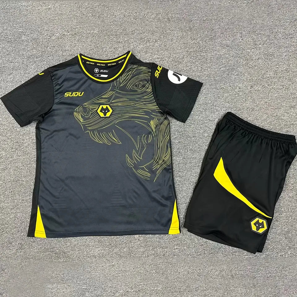 Jersey 2024/25 Wolves Visitante Manga corta Niño