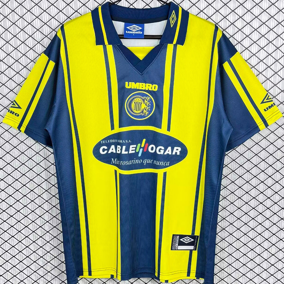 jersey 1998/1999 rosario central local manga corta versión fan retro