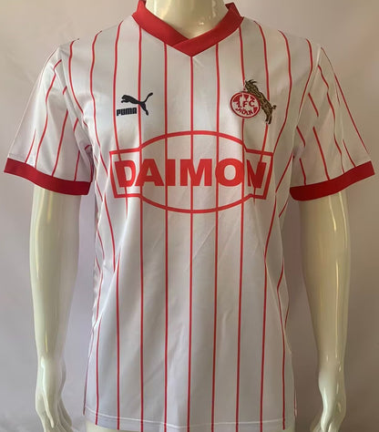 Jersey 1985/86 1. FC Koln Local Manga corta Versión Fan Retro