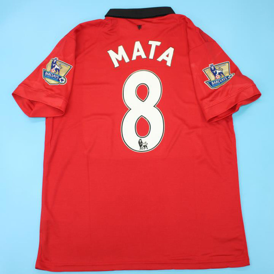 jersey 2013/14 manchester united local manga corta versión jugador retro