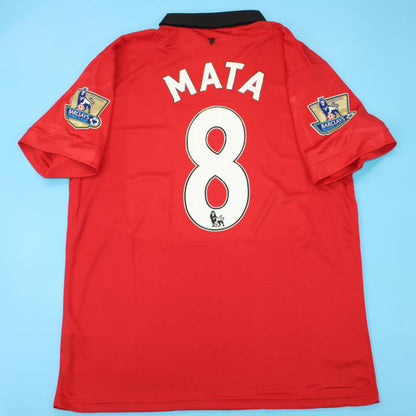 Jersey 2013/14 Manchester United Local Manga corta Versión Jugador Retro