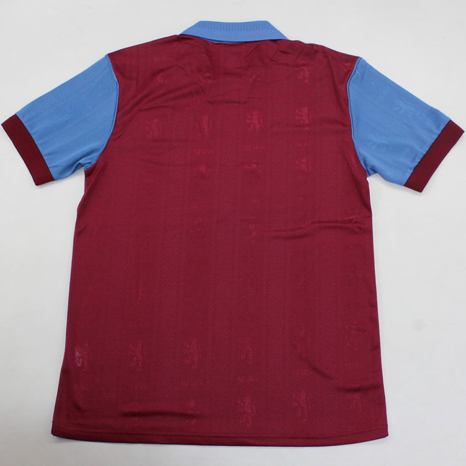 Jersey 1995/96 Aston Villa Local Manga corta Versión Fan Retro