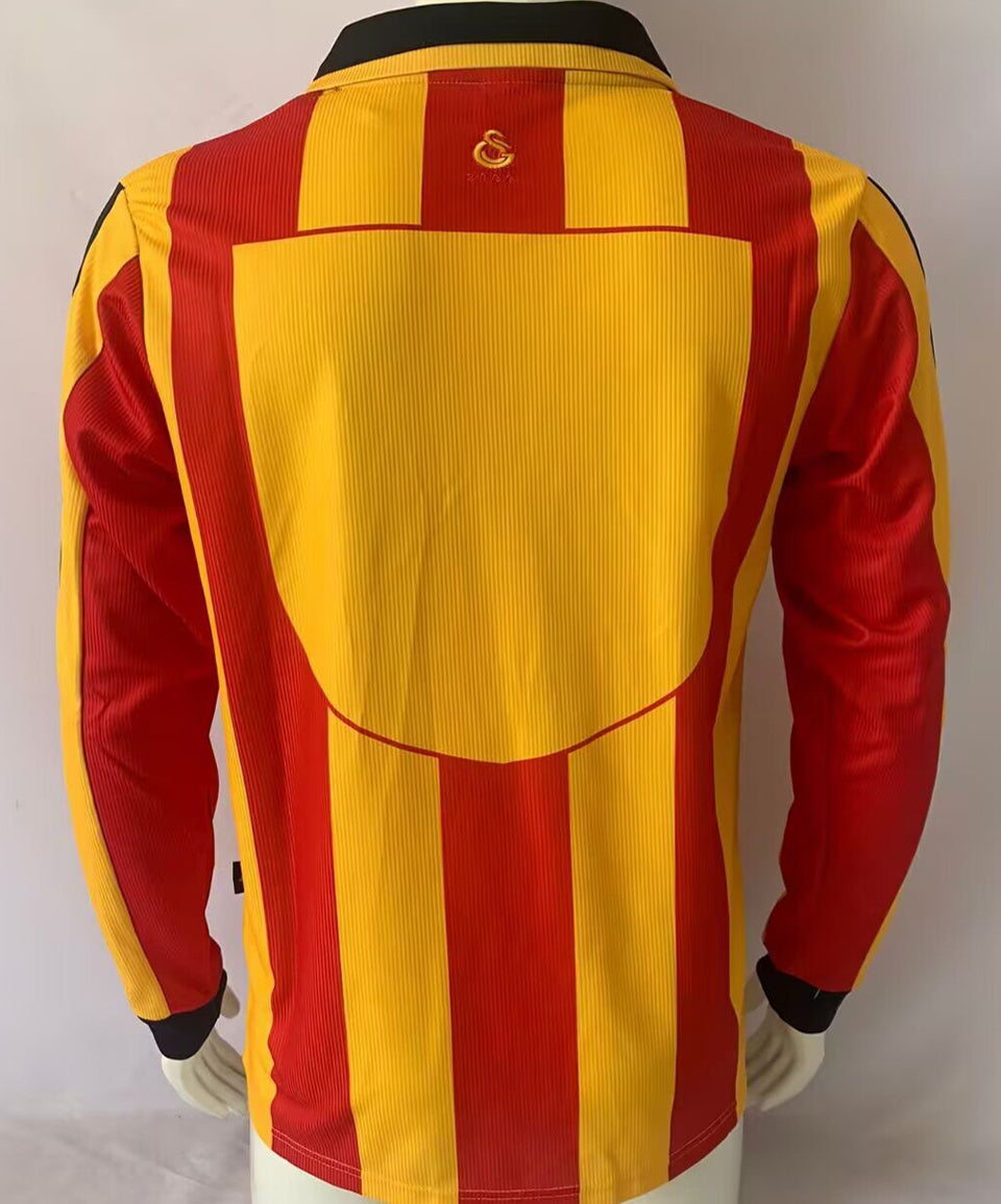 Jersey 1999/2000 Galatasaray Local Manga larga Versión Fan Retro
