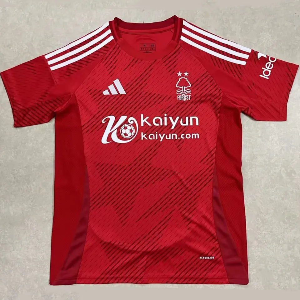 Jersey 2024/25 Nottingham Forest Local Manga corta Versión Fan