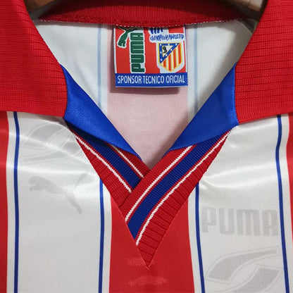 Jersey 1996/97 Atletico de Madrid Local Manga corta Versión Fan Retro