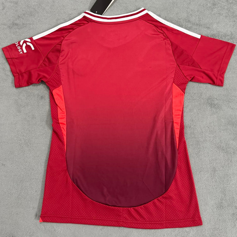 Jersey 2024/25 Manchester United Local Manga corta Mujer