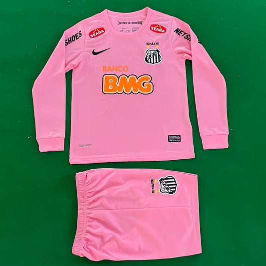 Jersey 2012/13 Santos Pink Especial Manga larga Niño Retro