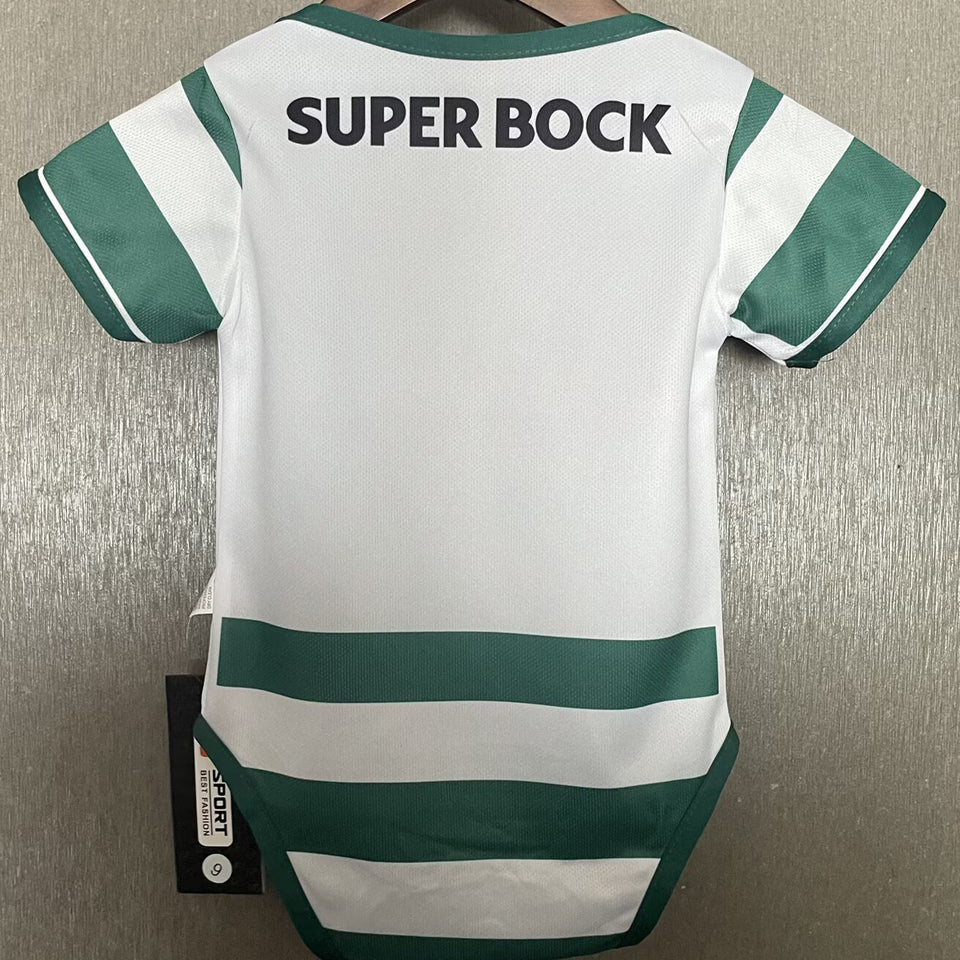 Jersey 2025/26 Sporting Lisbon Local Manga corta Versión Fan