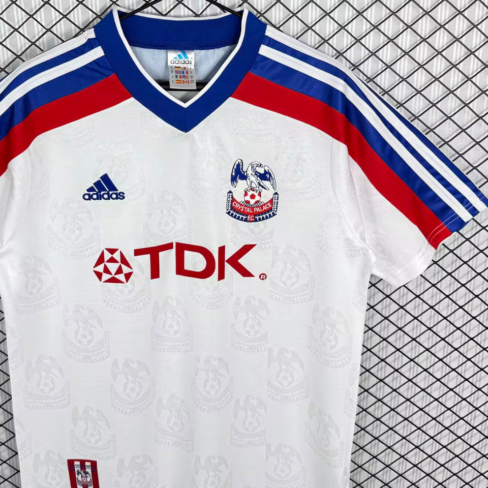 jersey 1998/1999 crystal palace visitante manga corta versión fan retro