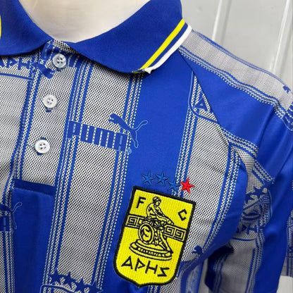 Jersey 1998/1999 Aris Thessaloniki Visitante Manga corta Versión Fan Retro
