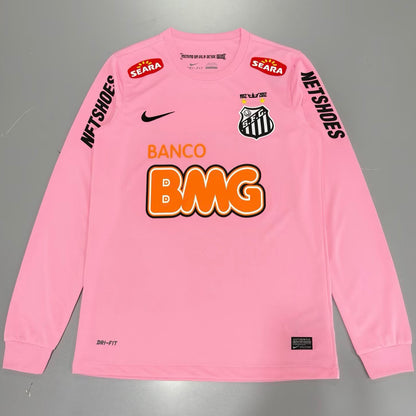 Jersey 2012/13 Santos Pink Especial Manga larga Versión Fan Retro