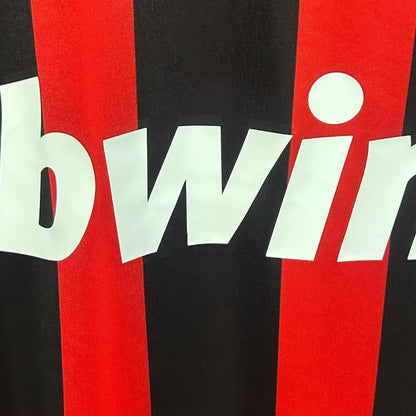 Jersey 2008/09 AC Milan Local Manga corta Versión Fan Retro