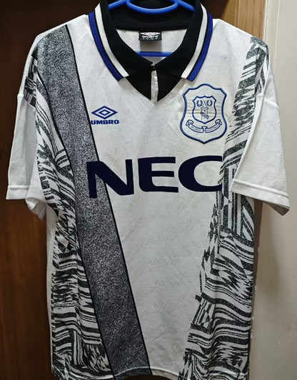Jersey 1994/95 Everton Visitante Manga corta Versión Fan Retro