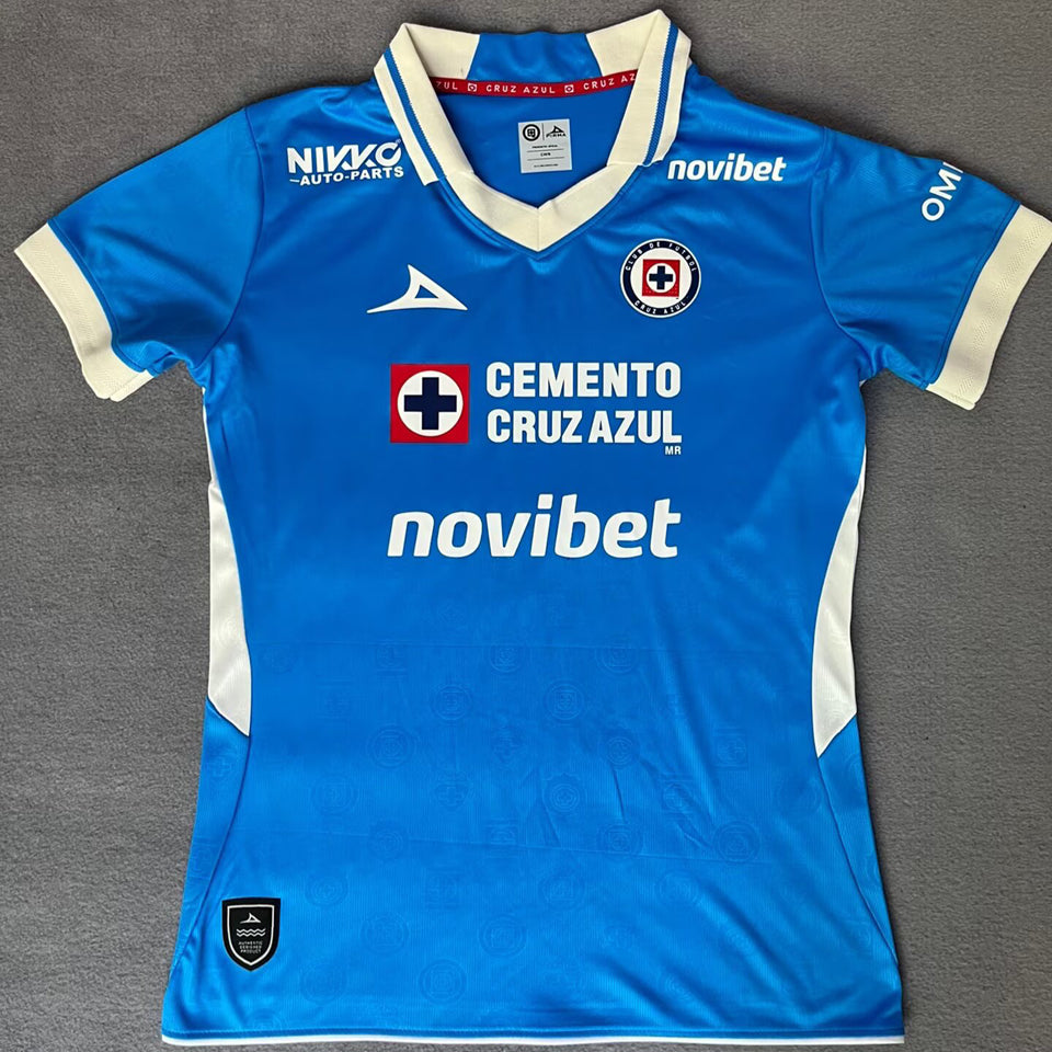 jersey 2026/27 cruz azul local manga corta mujer