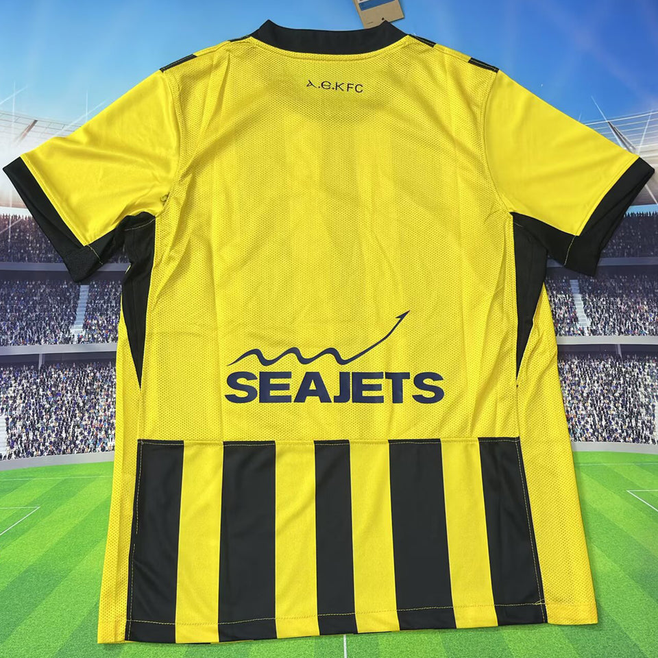 Jersey 2025/26 AEK Athens Local Manga corta Versión Fan