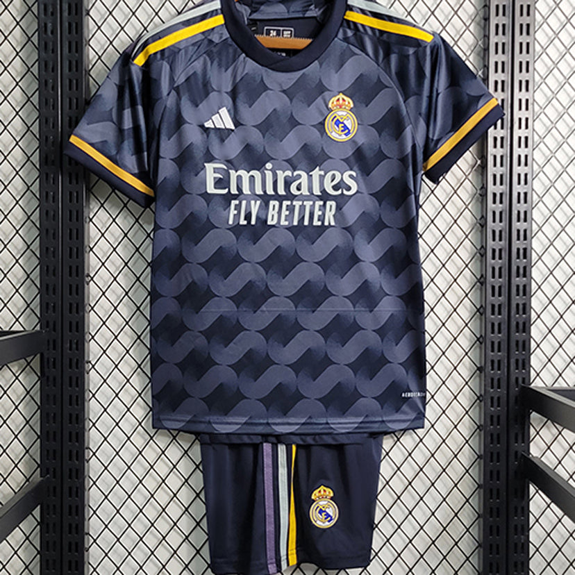 Jersey 2023/24 Real Madrid Visitante Manga corta Niño