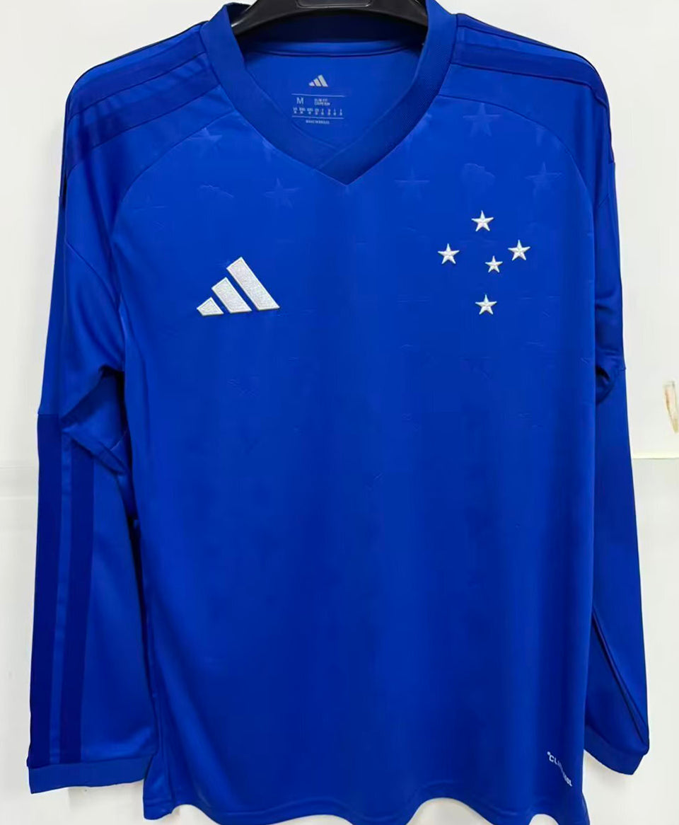 jersey 2026/27 cruzeiro local manga larga versión fan