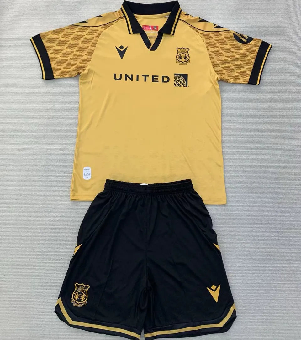 Jersey 2024/25 Wrexham Visitante Manga corta Niño