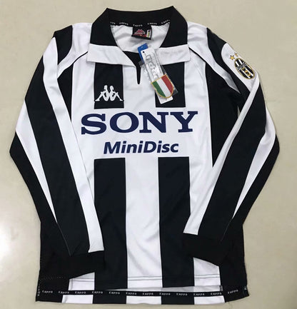Jersey 1997/98 Juventus Local Manga larga Versión Fan Retro