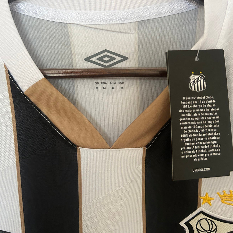 jersey 2024/25 santos visitante manga corta versión fan