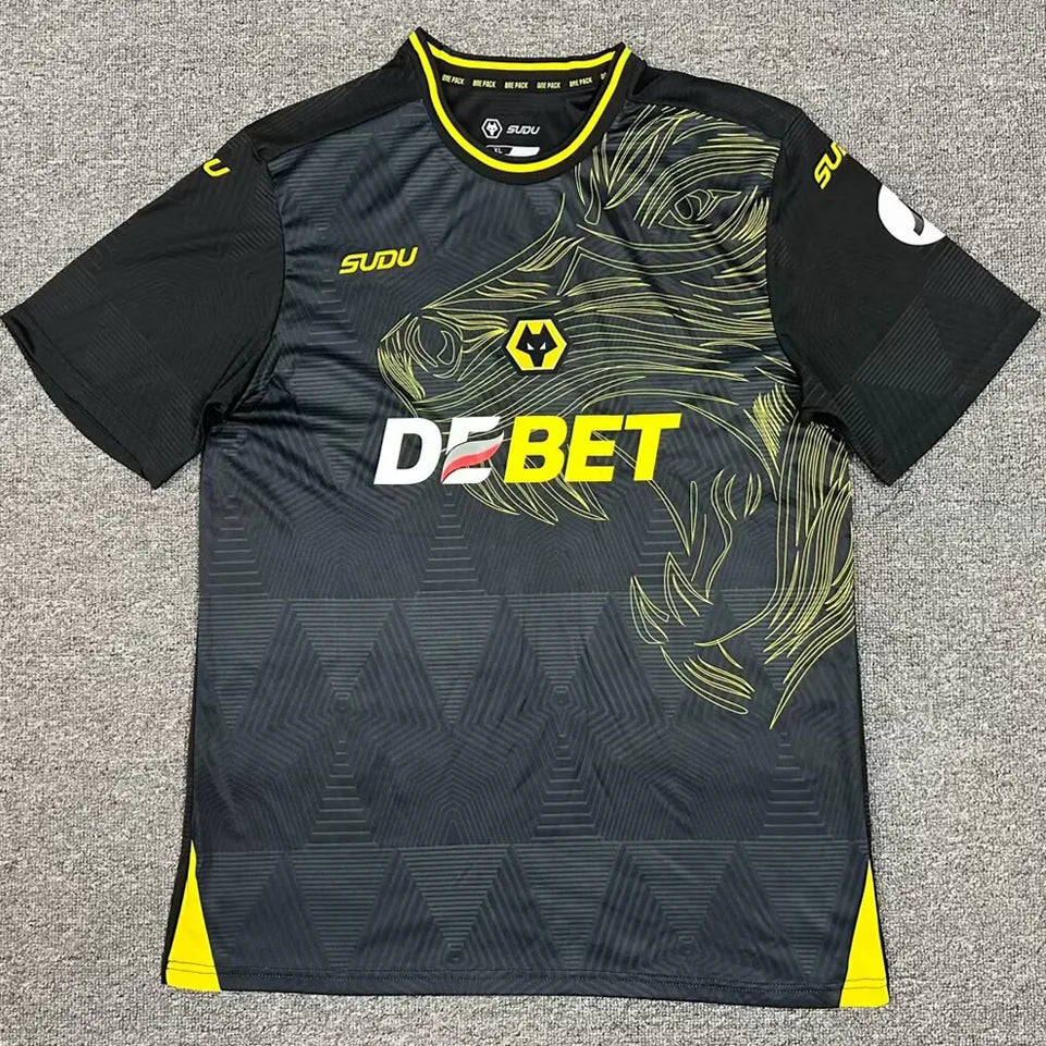 Jersey 2024/25 Wolves Visitante Manga corta Versión Fan