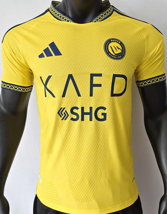 Jersey 2026/27 Al Nassr Local Manga corta Versión Jugador