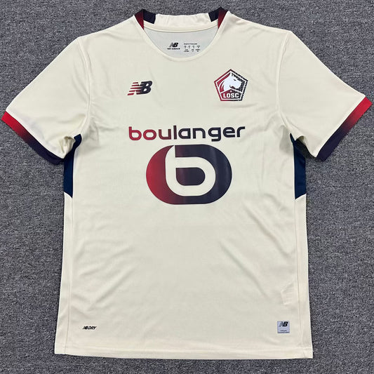 Jersey 2025/26 Lille Visitante Manga corta Versión Fan