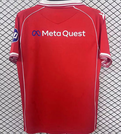 Jersey 2025/26 Wrexham Local Manga corta Versión Fan