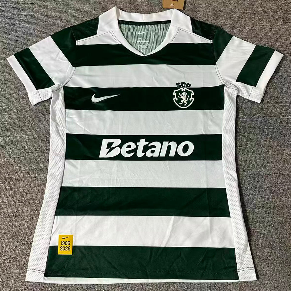 jersey 2026/27 sporting lisbon local manga corta mujer