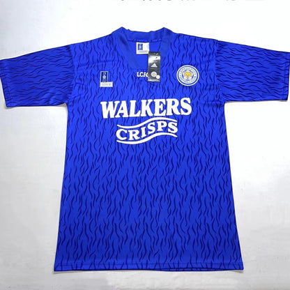 Jersey 1992/94 Leicester City Local Manga corta Versión Fan Retro